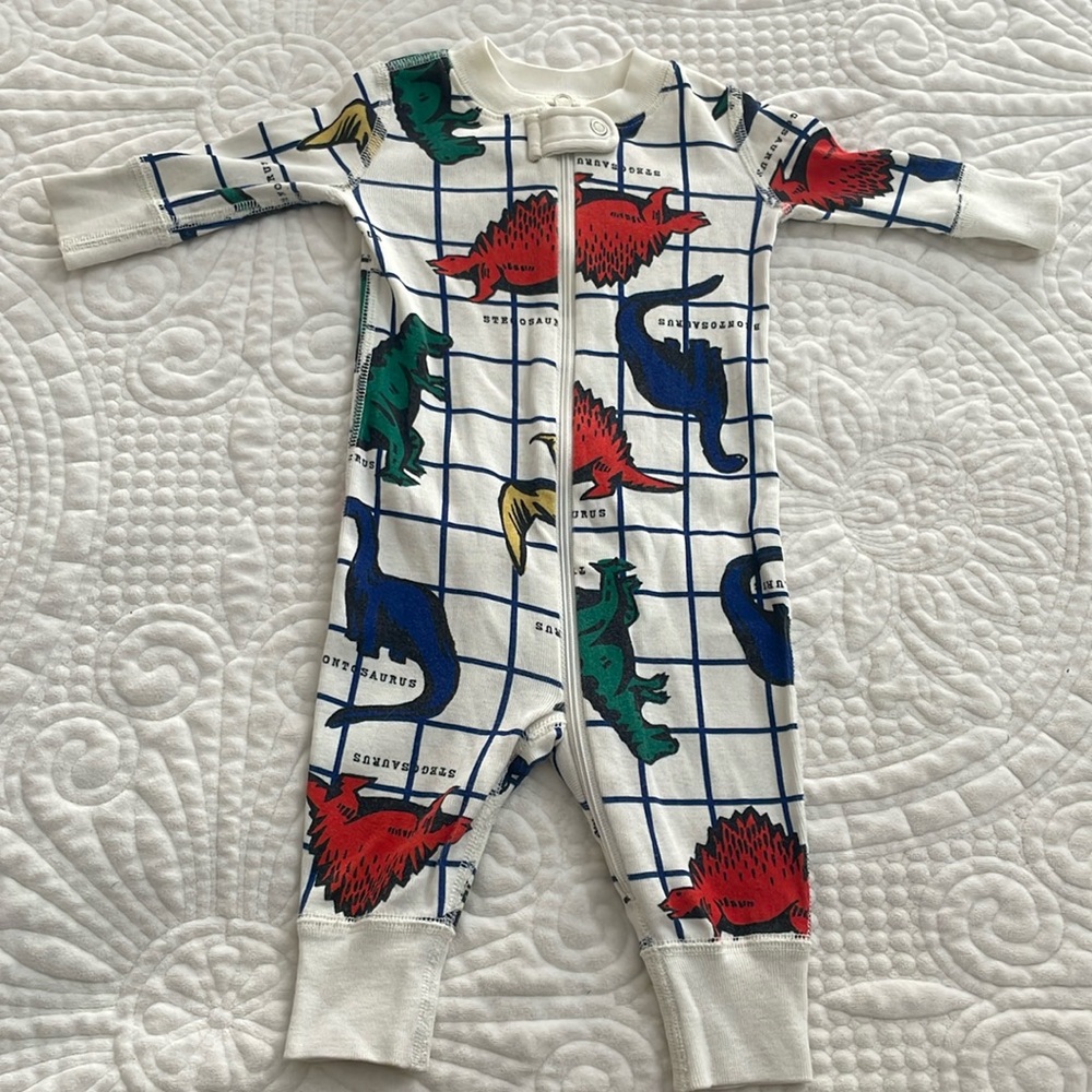 Hanna Andersson Dinosaur Zip Sleeper